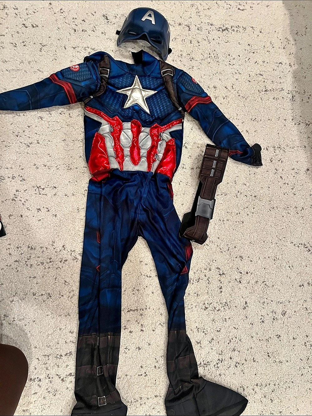 Marvel Captain America Superhero Costume Boys Small 3-4 years